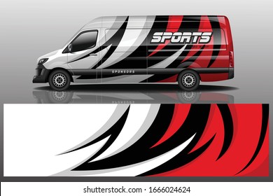 Van Car Wrapping Decal Design