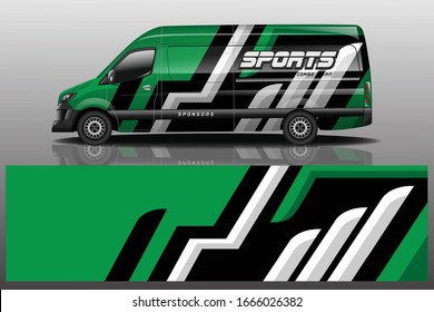 Van Car Wrapping Decal Design