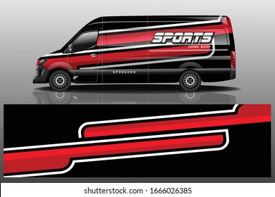 Van Car Wrapping Decal Design
