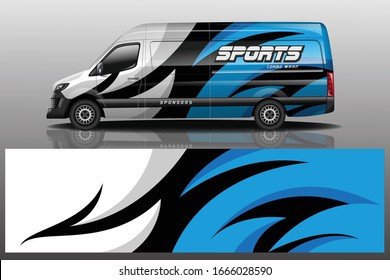 Van Car Wrapping Decal Design