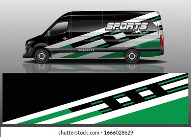 Van Car Wrapping Decal Design