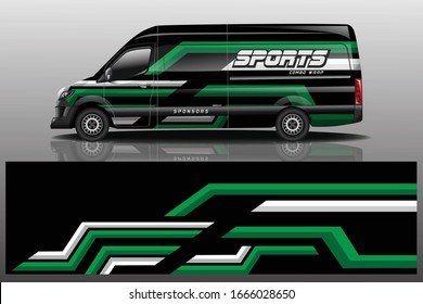 Van Car Wrapping Decal Design