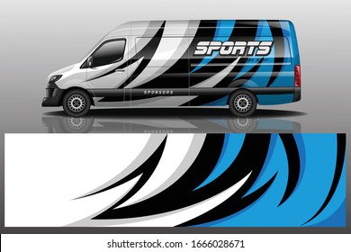 Van Car Wrapping Decal Design