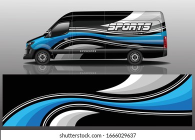 Van Car Wrapping Decal Design