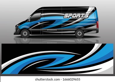 Van Car Wrapping Decal Design