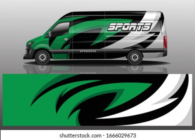 Van Car Wrapping Decal Design