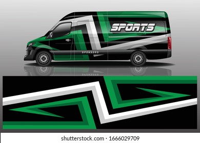Van Car Wrapping Decal Design