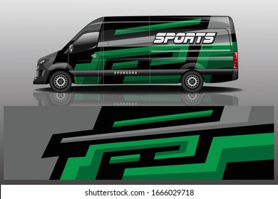 Van Car Wrapping Decal Design