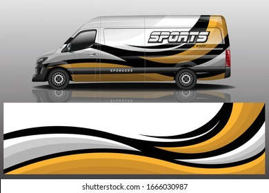 Van Car Wrapping Decal Design
