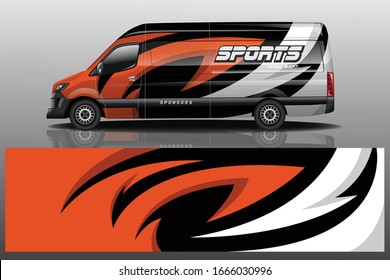 Van Car Wrapping Decal Design