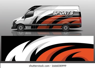 Van Car Wrapping Decal Design