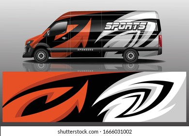 Van Car Wrapping Decal Design