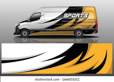 Van Car Wrapping Decal Design