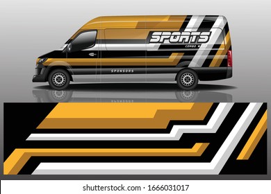 Van Car Wrapping Decal Design