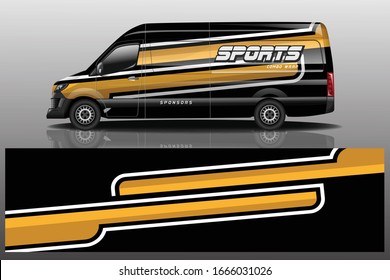 Van Car Wrapping Decal Design