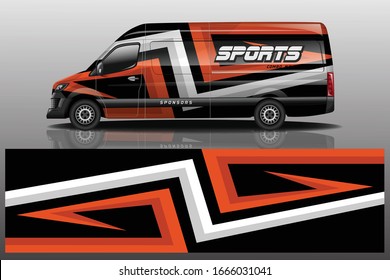Van Car Wrapping Decal Design