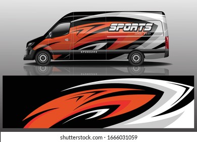 Van Car Wrapping Decal Design