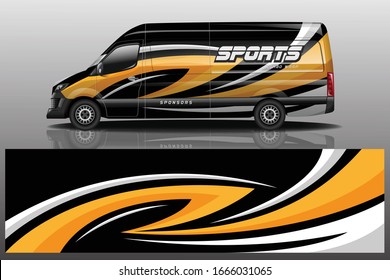 Van Car Wrapping Decal Design