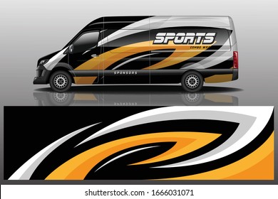 Van Car Wrapping Decal Design
