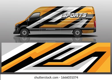 Van Car Wrapping Decal Design