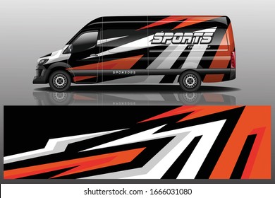 Van Car Wrapping Decal Design