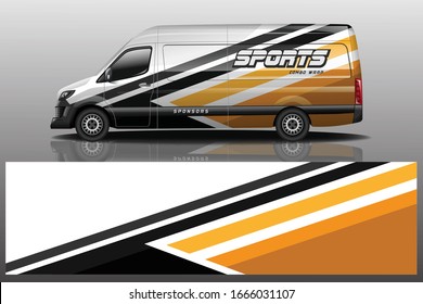 Van Car Wrapping Decal Design