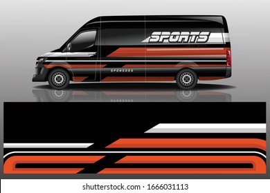 Van Car Wrapping Decal Design