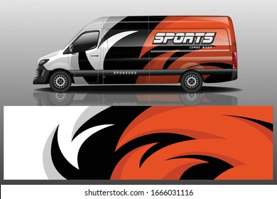 Van Car Wrapping Decal Design