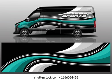 Van Car Wrapping Decal Design