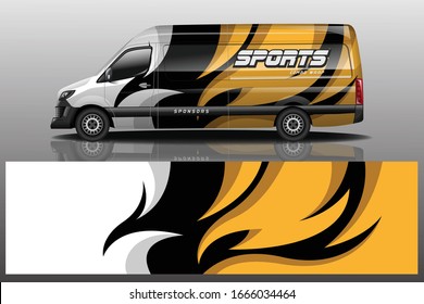 Van Car Wrapping Decal Design