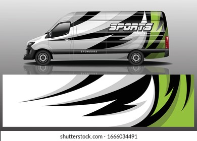 Van Car Wrapping Decal Design