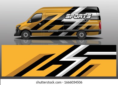 Van Car Wrapping Decal Design