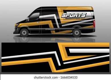 Van Car Wrapping Decal Design