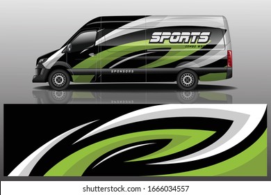 Van Car Wrapping Decal Design