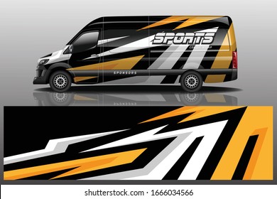 Van Car Wrapping Decal Design