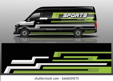 Van Car Wrapping Decal Design