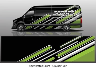 Van Car Wrapping Decal Design