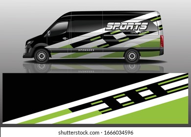 Van Car Wrapping Decal Design