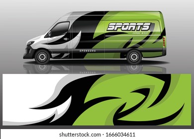 Van Car Wrapping Decal Design