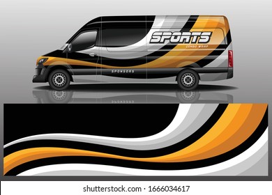 Van Car Wrapping Decal Design