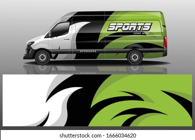Van Car Wrapping Decal Design