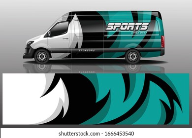 Van Car Wrapping Decal Design