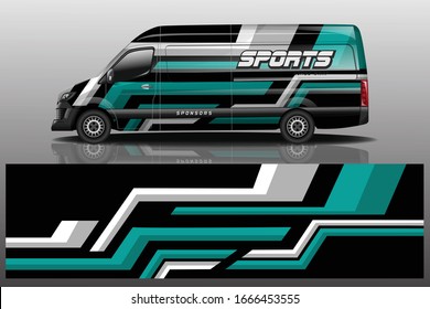Van Car Wrapping Decal Design