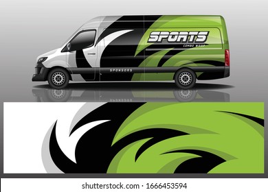 Van Car Wrapping Decal Design