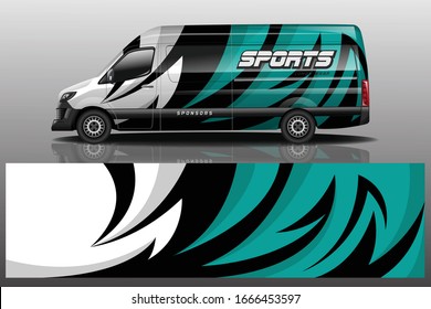 Van Car Wrapping Decal Design