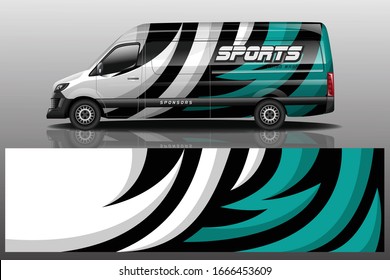Van Car Wrapping Decal Design