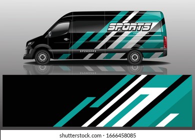 Van Car Wrapping Decal Design