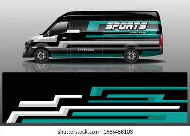 Van Car Wrapping Decal Design
