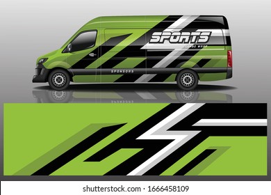 Van Car Wrapping Decal Design