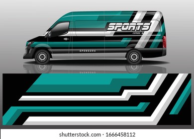 Van Car Wrapping Decal Design